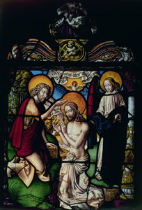 Panel Depicting the Baptism of Christ (detail)